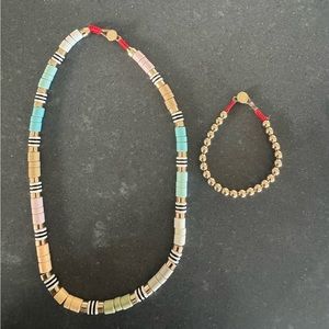 Roxanne Assoulin Necklace and bracelet.  Bracelet included for free

·